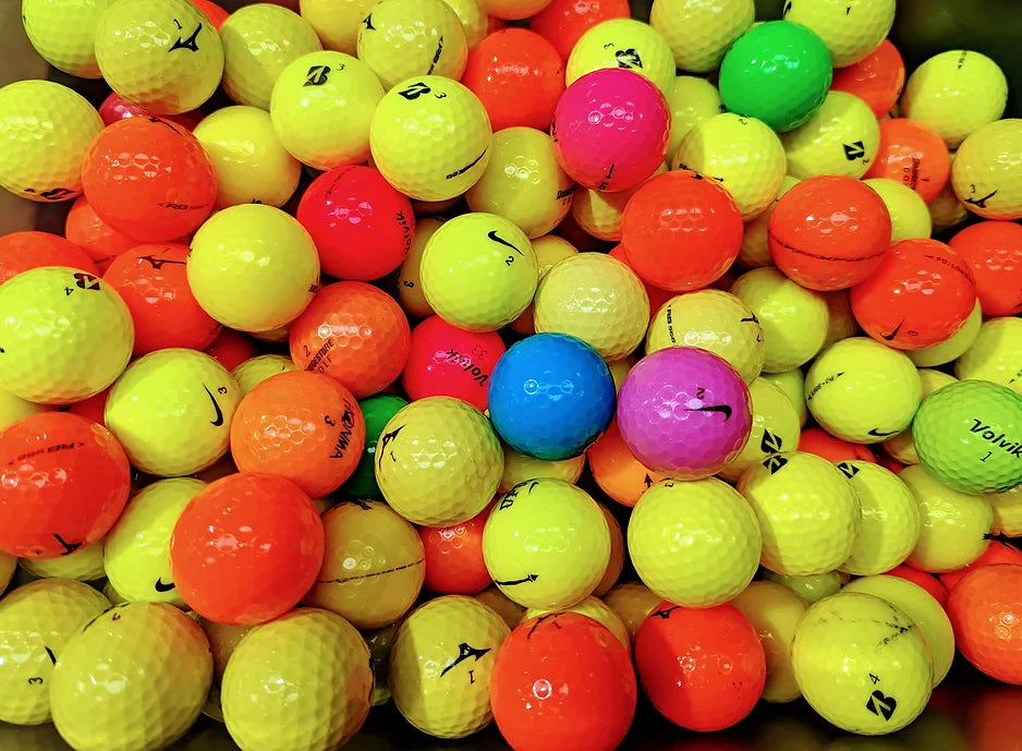 Mid Range Coloured Optic Balls - Grade A