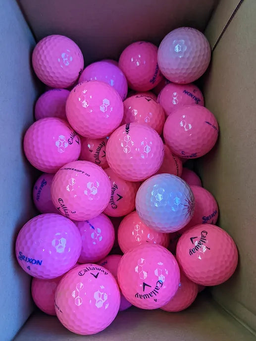 Premium Brand Mixed PINK Balls - Grade A